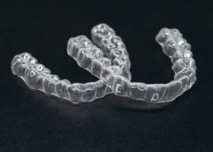 Prince Orthodontics teeth model of clear aligners near American Fork, Utah