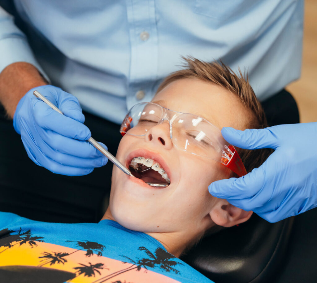 Prince Orthodontics employee near American Fork, Utah giving orthodontic treatment